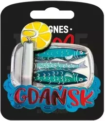 Magnes I love Poland Gdańsk ILP-MAG-A-GD-31 - Pan Dragon