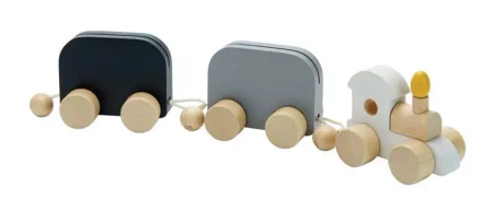 Pociąg urodzinowy zabawki drewniane - Plan Toys