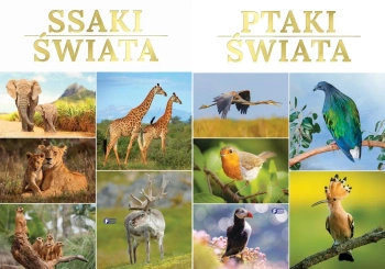 Ptaki świata + Ssaki świata Albumy PAKIET Fenix - Opracowanie zbiorowe
