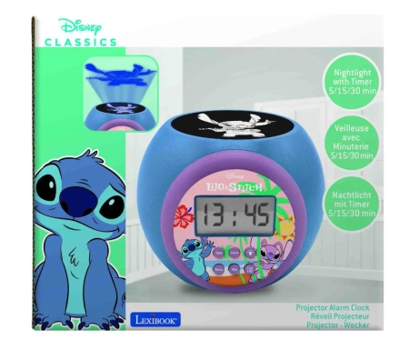 Budzik z projektorem Stitch Lexibook RL977DP