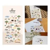 Naklejki ozdobne Zwierzęta Serengeti Suatelier