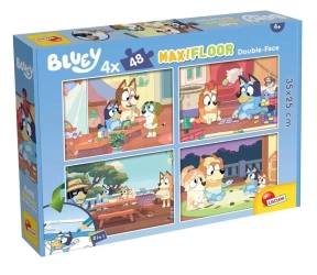 Puzzle podłogowe dwustronne Maxi 4x48 Bluey - Lisciani