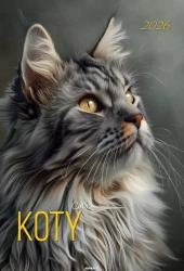 Kalendarz 2026 ścienny A3 Koty - AVANTI