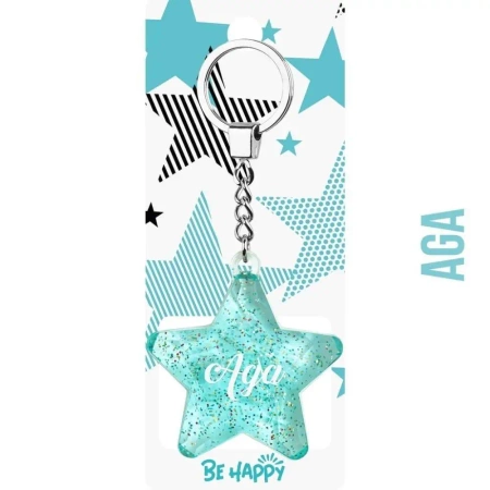 Brelok Gwiazdka Aga - Be-Happy Gifts