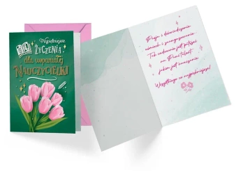 Karnet B6 PR-426 Dla wspaniałej Nauczycielki - Kukartka