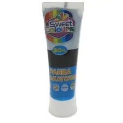 Farba plakatowa w tubie czarna 30ml - Sweet colours