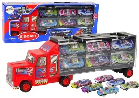 Ciężarków tranasportująca auta 12el - Leantoys