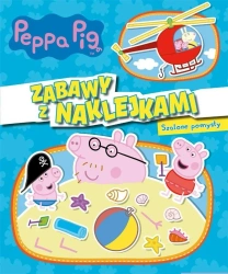 Świnka Peppa. Zabawy z naklejkami. Szalone pomysły - praca zbiorowa