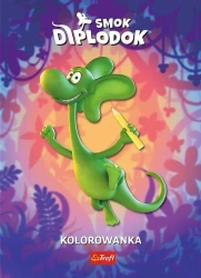 Smok Diplodok. Kolorowanka - opracowanie zbiorowe