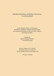 Hydrothermalsynthese und Strukturuntersuchung von Montmorillonit - Rolf Schwiete