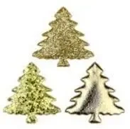 Dekoracje samoprzylepne choinki 12szt - Titanum