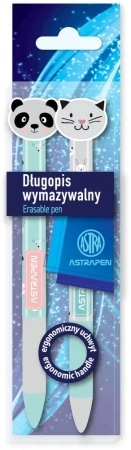 Długopis automatyczny wymazywalny Astrapen Oops Animals 2 szt. - ASTRA art-pap