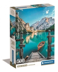 Puzzle 500 Compact Braies Lake - Clementoni