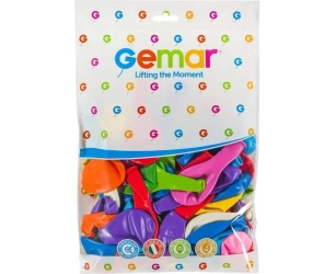 Balony pastelowe różnokolorowe MIX 23cm 100szt. - Godan