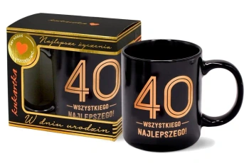 Kubek Premium Urodziny 40 - Kukartka