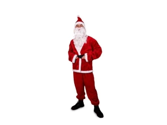Strój Świętego Mikołaja Premium rozm. 170-190cm - PartyDeco