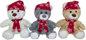 Miś świąteczny 25cm MIX - Sun-Day