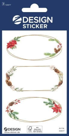 Naklejki usuwalne - do opisu ręcznego - Zdesign