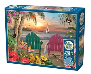 Puzzle 500 Rajska wyspa G3 - Cobble Hill