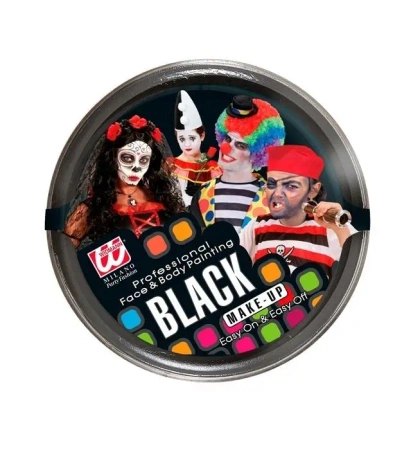 Farba do makijażu czarna - Widmann