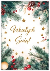 Karnet Boże Narodzenie - Trend