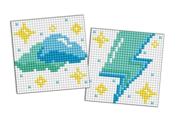 Diamentowa mozaika na magnes - LOL Chmura 9x9cm - Ideyka