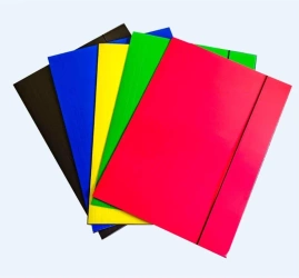 Teczka A4 kolorowa z gumką (10szt) - Wektor