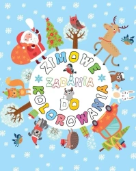 Zimowe zadania do kolorowania - Anna Wiśniewska