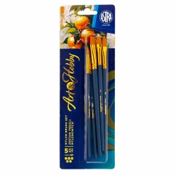 Zestaw pędzli nylonowych Astra Art&Hobby 5 sztuk - ASTRA art-pap