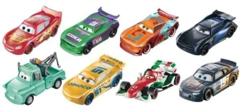Cars. Auto zmieniające kolor mix (8szt) - Mattel