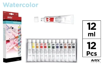 Farba akwarelowa 12ml 12 kolorów - Artix