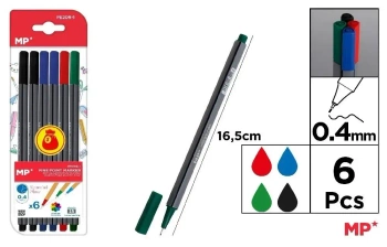 Cienkopis 0.4mm 4 kolory - MP Main Paper