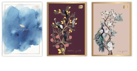 Zeszyt A4/60K kratka Metallic Satin Gold (5szt) - INTERDRUK