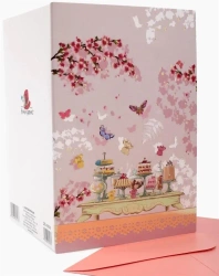 Karnet B6 ZZG-190509 złocony Stół - Fresh