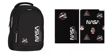 Pakiet NASA: Plecak / piórnik saszetka / GRATIS teczka z gumką