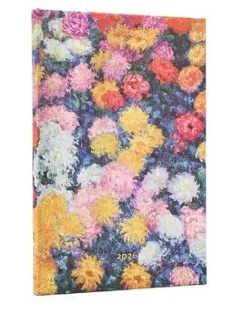 Kalendarz książkowy maxi 2026 Monet's Chrysanthem - Paperblanks