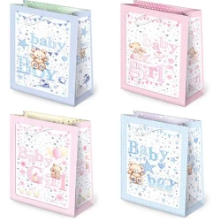 Torebki prezentowe T2-68 baby girl baby boy 10 sztuk