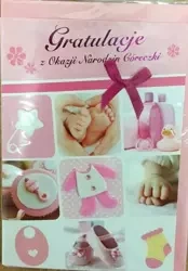 Karnet narodziny B6 Premium 6 + koperta - Panorama