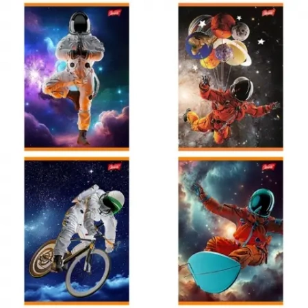 Zeszyt A5/32K kratka Spaceman (15szt) - UNIPAP