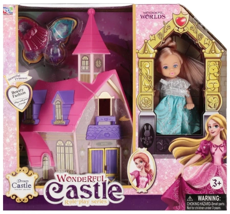 Lalka KsiĘŻniczka 12cm z Akcesoriami Mega Creative 571066