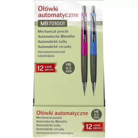 Ołówek automatyczny HB 0,5mm (12szt) - Titanum
