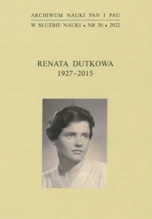 Renata Dutkowa 1927-2015 - red. Tomasz Pudłocki, Maria Stinia