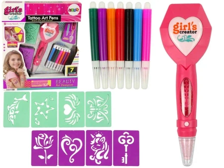 Zestaw do robienia tatuaży - Leantoys