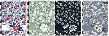Kołozeszyt A4/80K kratka Flower (5szt) - Beniamin