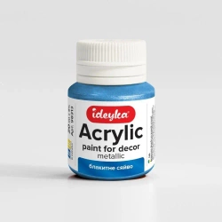 Farba akrylowa metaliczna Niebieski połysk 20m - Ideyka