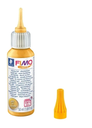 Żel termoutwardzalny Fimo 50ml złoty - Staedtler