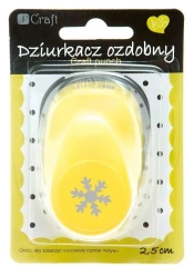 Dziurkacz ozdobny 2,5cm śnieżynka MIX - Dalprint