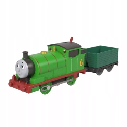 FISHER PRICE TOMEK I PRZYJACIELE lokomotywa z napędem PIOTRUŚ Z WAGONIKIEM