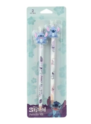 Ołówki z gumową nakładką Disney Fashion Stitch wzór 2 blister 2 szt.