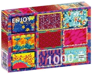 Puzzle 1000 Kolorowe wzory 5 - Enjoy